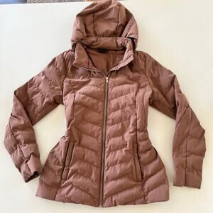 32 degree heat mauve pink/brown puffer jacket